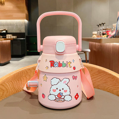 Vaso Térmico Infantil de Acero Inoxidable con Popote - Image 4
