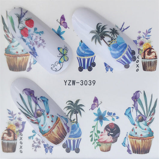 Calcomanías de Uñas Mariposas y Flores - Diseño Acuarela Premium - Image 13