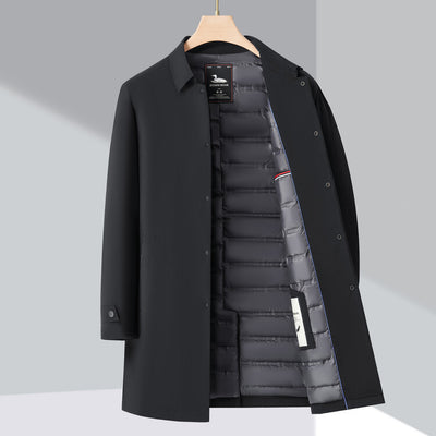 Abrigo Acolchado de Algodón para Hombre con Forro Polar Resistente al Viento - Image 33