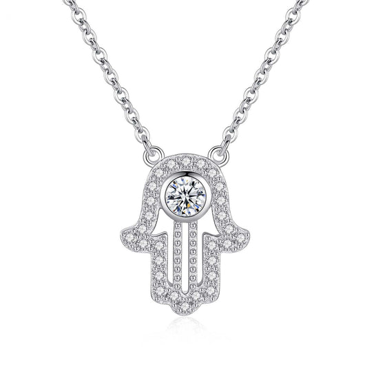 Collar Largo Colgante Geométrico Fátima con Amuleto de Protección - Image 11