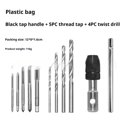 Juego Combinado de Brocas Helicoidales y Machuelos con Giro Ajustable - Image 10
