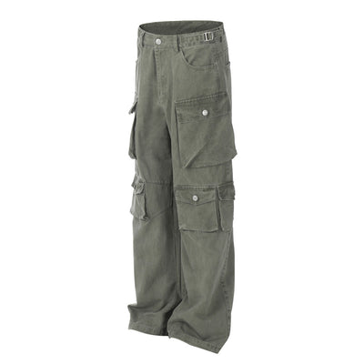 Pantalones Cargo Multibolsillos Americanos para Hombre - Image 15