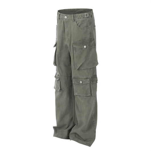 Pantalones Cargo Multibolsillos Americanos para Hombre - Image 15