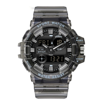 Reloj Deportivo Digital Dual Display Pantalla Grande Luminoso Resistente al Agua Unisex - Image 11