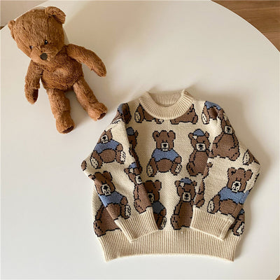 Suéter Infantil Osito Cartoon Unisex