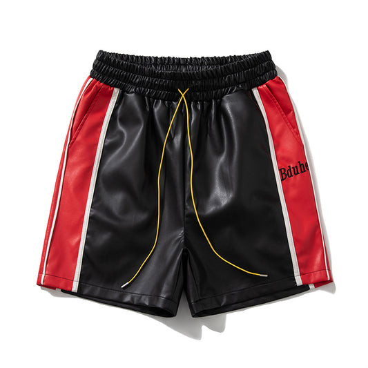Pantalones de Playa con Cordón y Letras Bordadas en Colores Combinados - Image 2