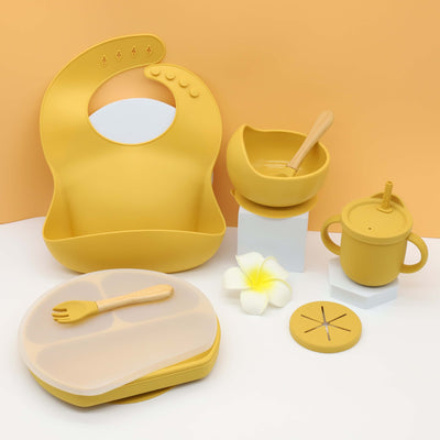Set Completo de Plato Bowl con Cuchara y Tenedor en Silicona para Niños - Image 10