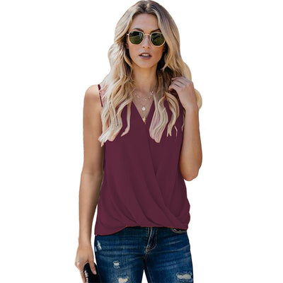Chaleco Básico Cuello V para Mujer - Colores Lisos - Image 23