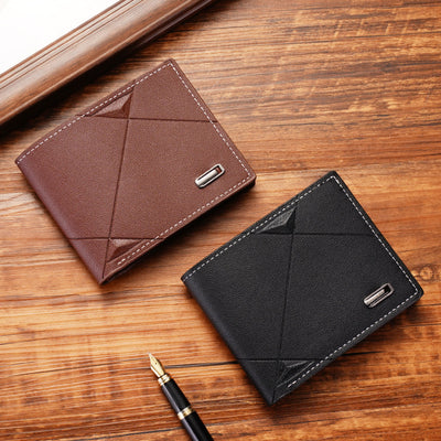 Billetera Delgada para Hombre con Múltiples Compartimentos - Cuero Suave Plegable - Image 3