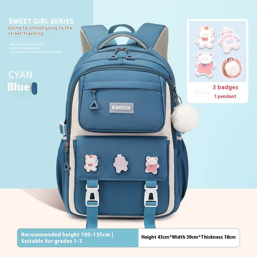 Mochila Escolar Impermeable de Tela Oxford para Niños - Image 9