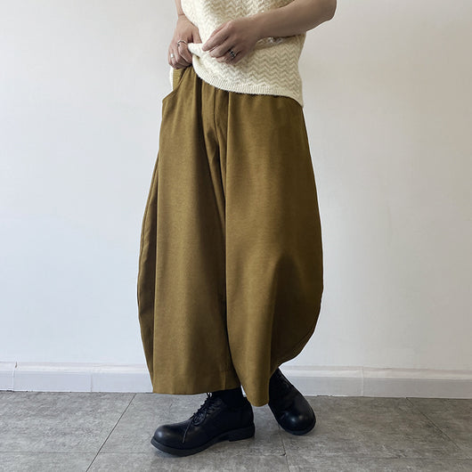 Pantalones Holgados Anchos Cropped para Hombre - Image 13