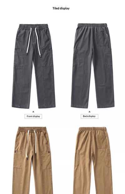 Pantalones Hombre Estilo Americano - Corte Recto y Ancho Moderno - Image 12
