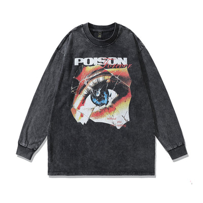 Playera Vintage de Manga Larga High Street - Image 8