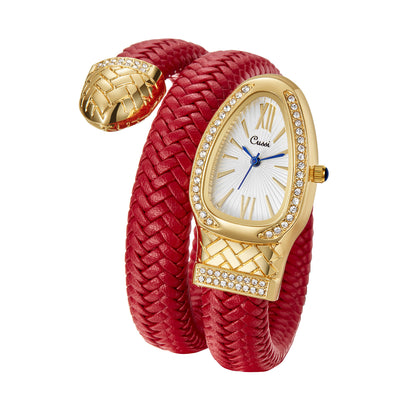 Reloj de Moda con Correa de Cuero y Diamantes - Image 5