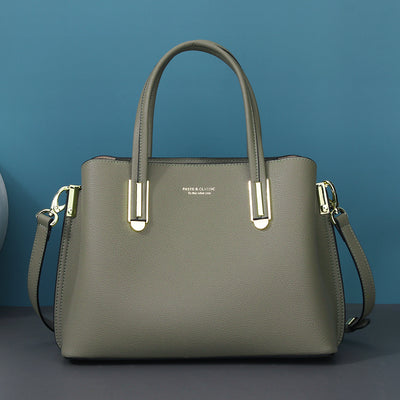 Bolso Mensajero de Cuero Negro para Mujer - Gran Capacidad - Image 29