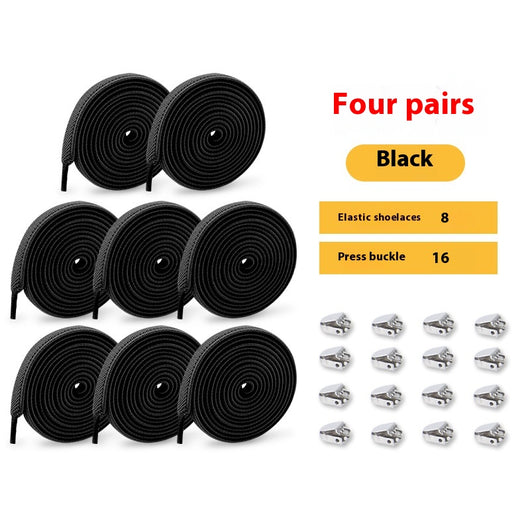 Cordones Elásticos sin Nudo - Zapatos Blancos Unisex con Cierre Ajustable - Image 10