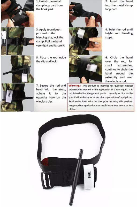 Torniquete Médico Táctico de Liberación Rápida para Emergencias - Image 10