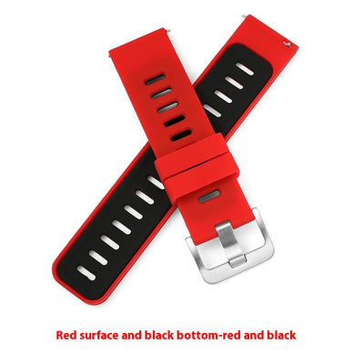 Correa Inteligente Bicolor de Silicona para Reloj Inteligente 20-22mm - Image 21