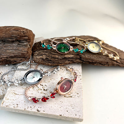 Reloj Pulsera Ovalado de Lujo Retro - Cuarzo de Alta Gama para Mujer - Image 23