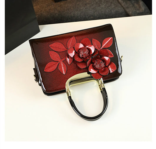 Bolsa Crossbody Floral con Diseño Delicado - Image 4