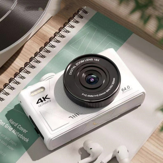 Cámara Mirrorless HD 64 Megapíxeles para Estudiantes y Principiantes