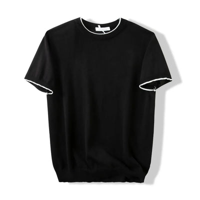 Playera de Cuello Redondo Tejida Versátil para Hombre - Image 9