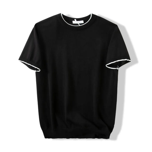 Playera de Cuello Redondo Tejida Versátil para Hombre - Image 9