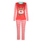 Conjunto Familiar a Juego con Estampado y Mangas Largas