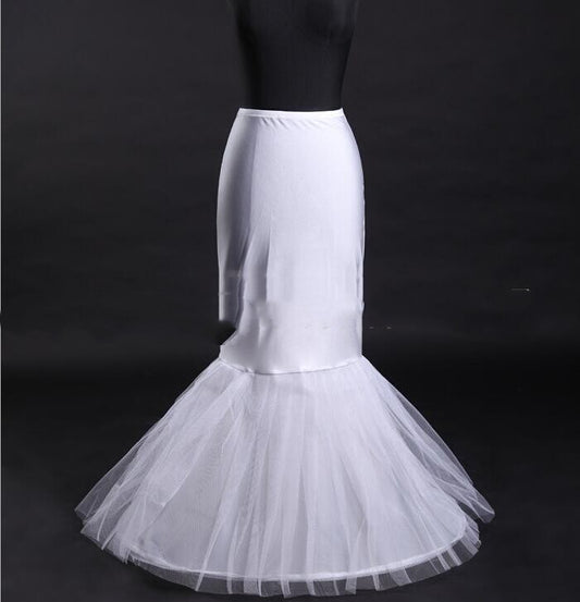 Vestido de Novia con Cola de Sirena Voluminosa
