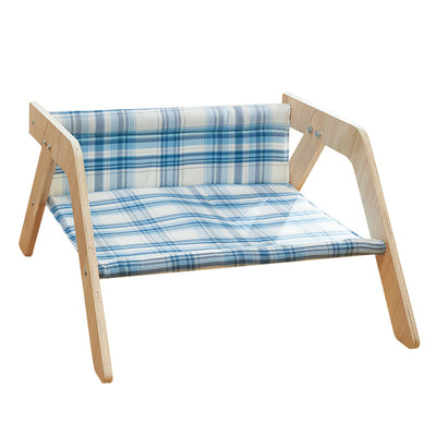 Cama Elevada para Gatos con Hamaca de Playa - Nido de Descanso Confortable
