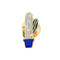 Lovely Badge Plant Potted Collar Shoe Lips Enamel Brooch Coconut Tree Cactus Leaves Decorative Clothing Cartoon Pins Badge A