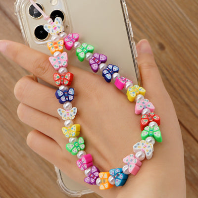 Cadena Personalizadas para Celular con Perlas Imitación - Accesorio Elegante para Chicas - Image 25