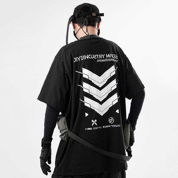 Playera Manga Corta para Hombre con Bolsillos 3D