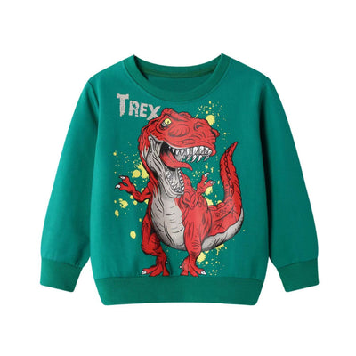 Camisetas Infantiles con Estampado de Dinosaurios Animados - Image 2