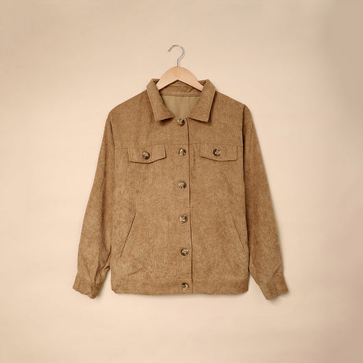Camisa Casual de Pana con Botones - Image 3