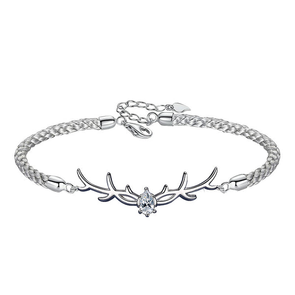 Pulsera de Pareja en Plata de Ley para Mujer
