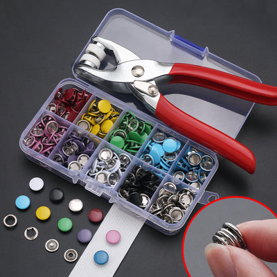 Kit Profesional de Botones a Presión 95mm para Ropa de Bebé - Acero Inoxidable