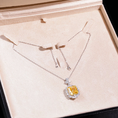 Collar de Plata 925 con Moissanita de Lujo para Mujer - Image 3