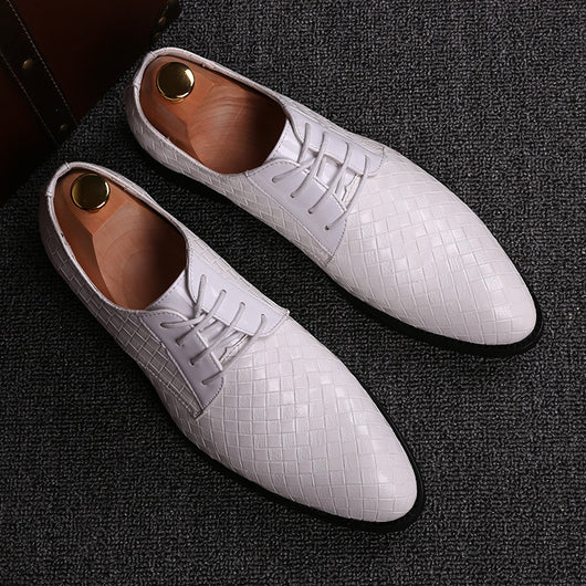 Zapatos Elegantes para Hombre Punta Afilada Rojo - Image 9