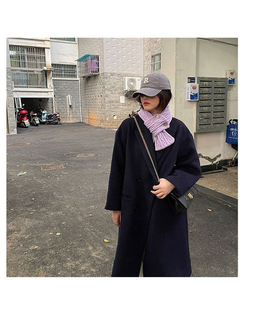 Pañuelo Liso Pequeño para Mujer - Estilo Coreano Otoño Invierno - Image 20