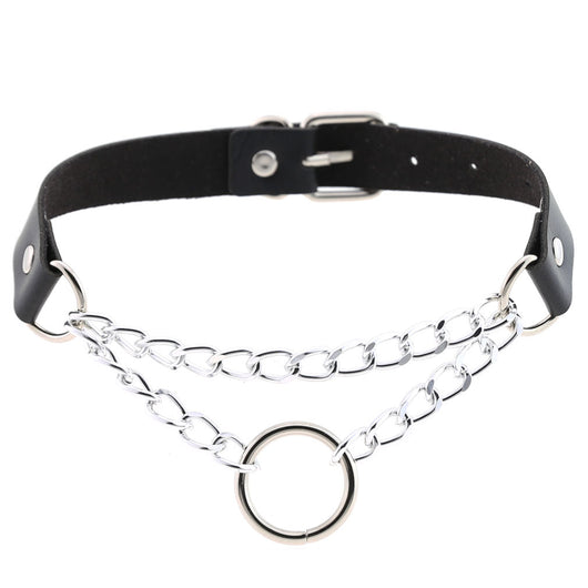 Collar Punk de Cuero Personalizado - Diseño Minimalista y Moderno - Image 14