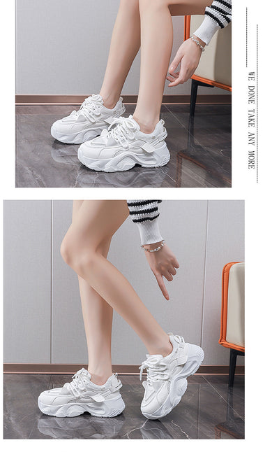 Tenis Casuales Blancos con Alzada para Hombre - Estilo Moderno y Versátil - Image 15