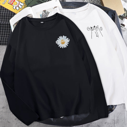 Camiseta de Algodón de Manga Larga para Mujer - Image 7