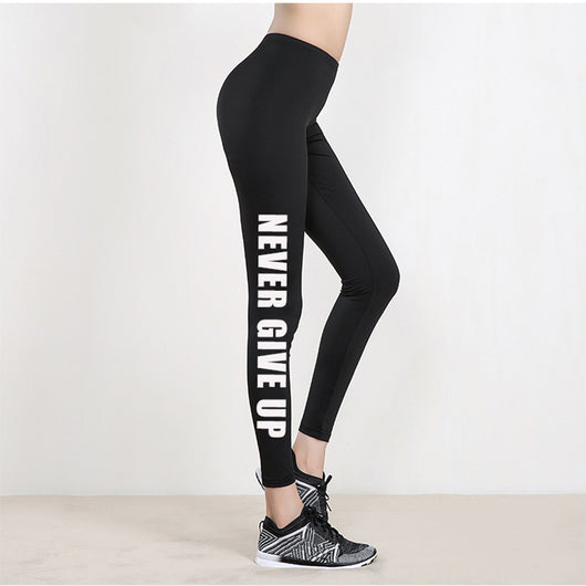 Leggings Ajustados Tipo Lápiz con Estampado de Letras - Image 11