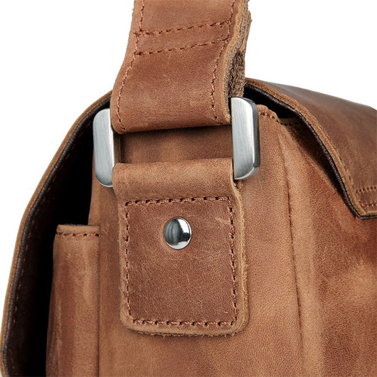 Bolso Bandolera de Cuero Vintage para Hombre - Image 12