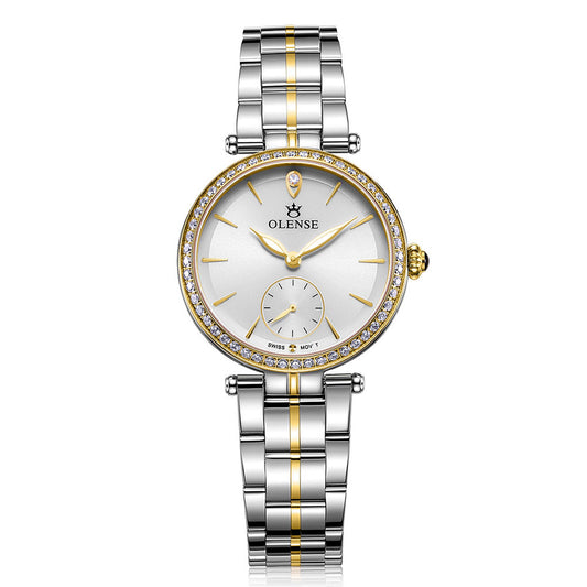 Reloj Elegante para Mujer en Acero Inoxidable con Cristal de Zafiro - Image 2