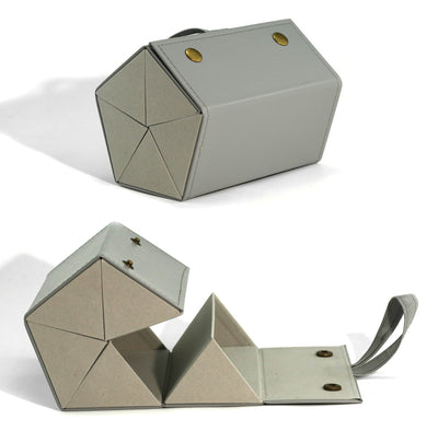 Estuche Multiseccional para Gafas en Cuero - Organizador Plegable - Image 25