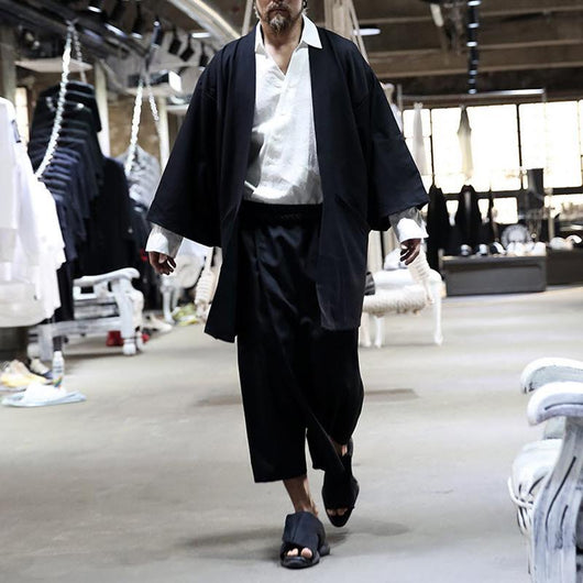 Cardigan Holgado para Hombre con Mangas Murciélago - Abrigo Versátil - Image 2