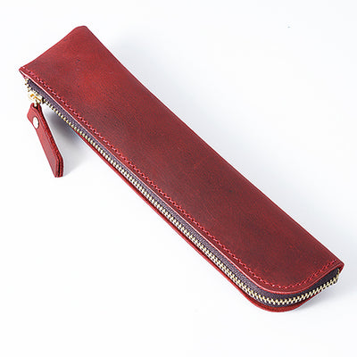 Estuche Portalápices de Cuero Genuino Estilo Retro - Image 9