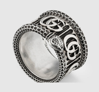 Anillo de Plata Esterlina S925 Hip Hop Vintage Desgastado - Image 8